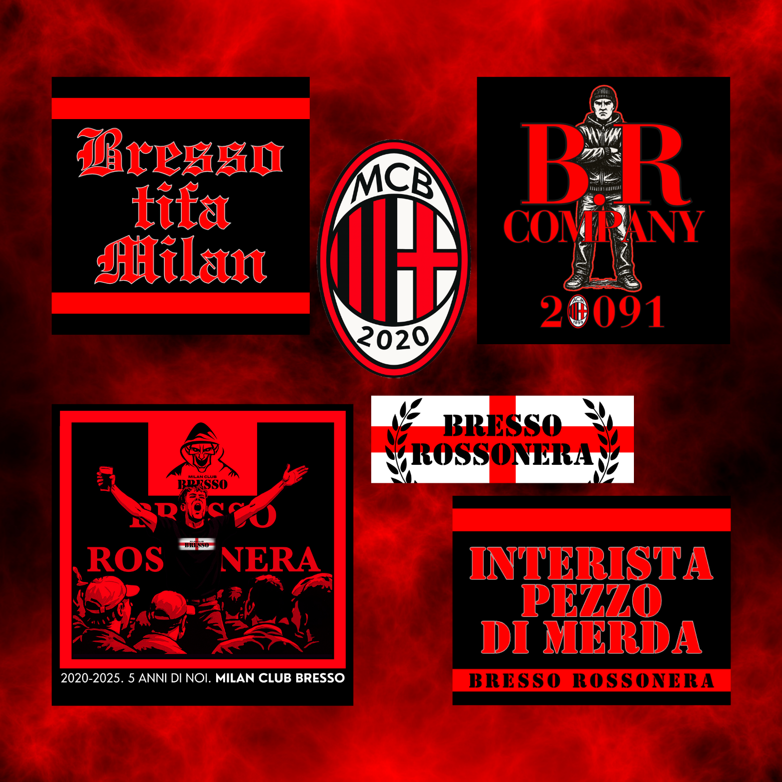 Pack Adesivi Nuovi (6 pcs)